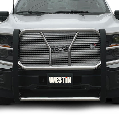 Westin HDX Grille Guard Polished Stainless – Fits 2021-26 F-150