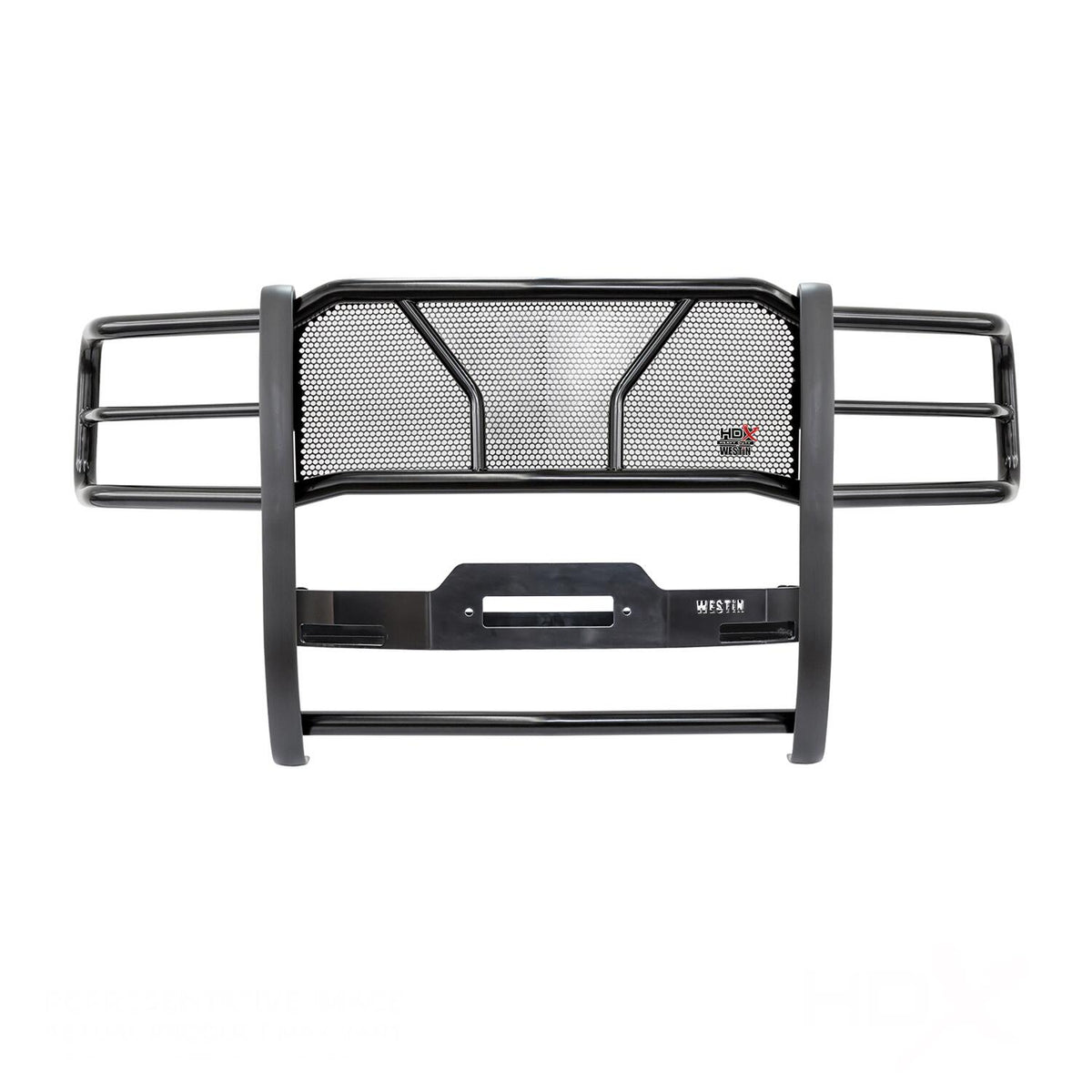 Westin HDX Winch Mount Grille Guard Black – Fits 2009-24 Ram 1500 & 1500 Classic