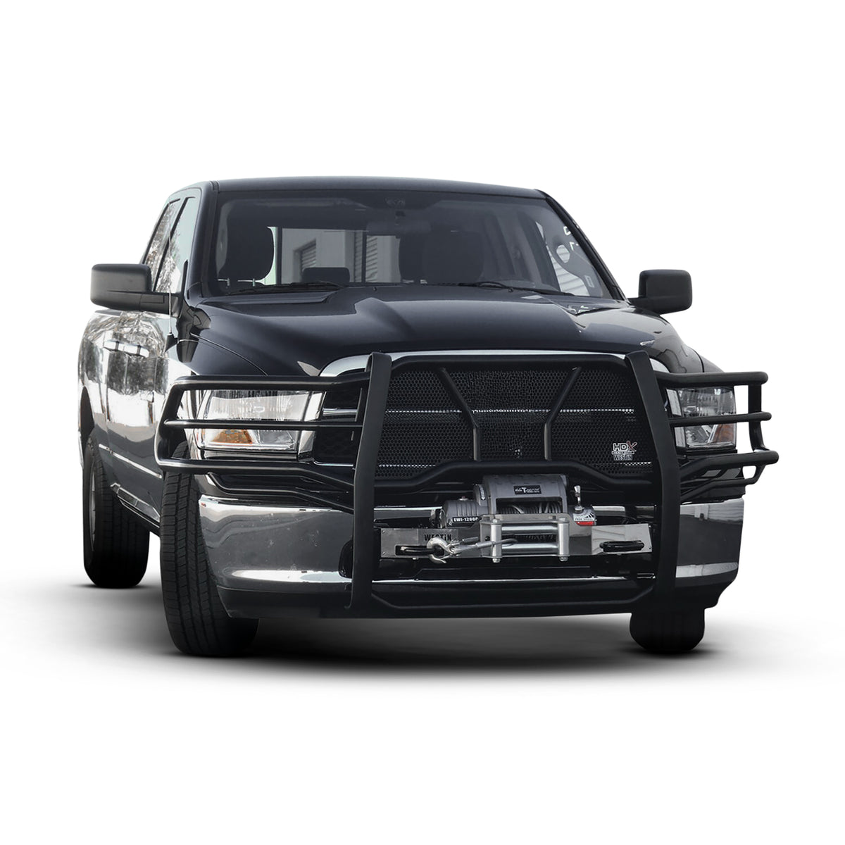 Westin HDX Winch Mount Grille Guard Black – Fits 2009-24 Ram 1500 & 1500 Classic
