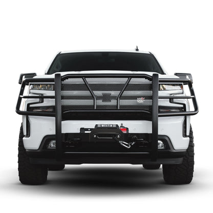 Westin HDX Winch Mount Grille Guard Black – Fits 2019-26 Silverado 1500