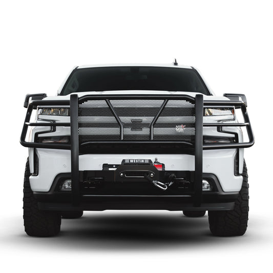 Westin HDX Winch Mount Grille Guard Black – Fits 2019-26 Silverado 1500