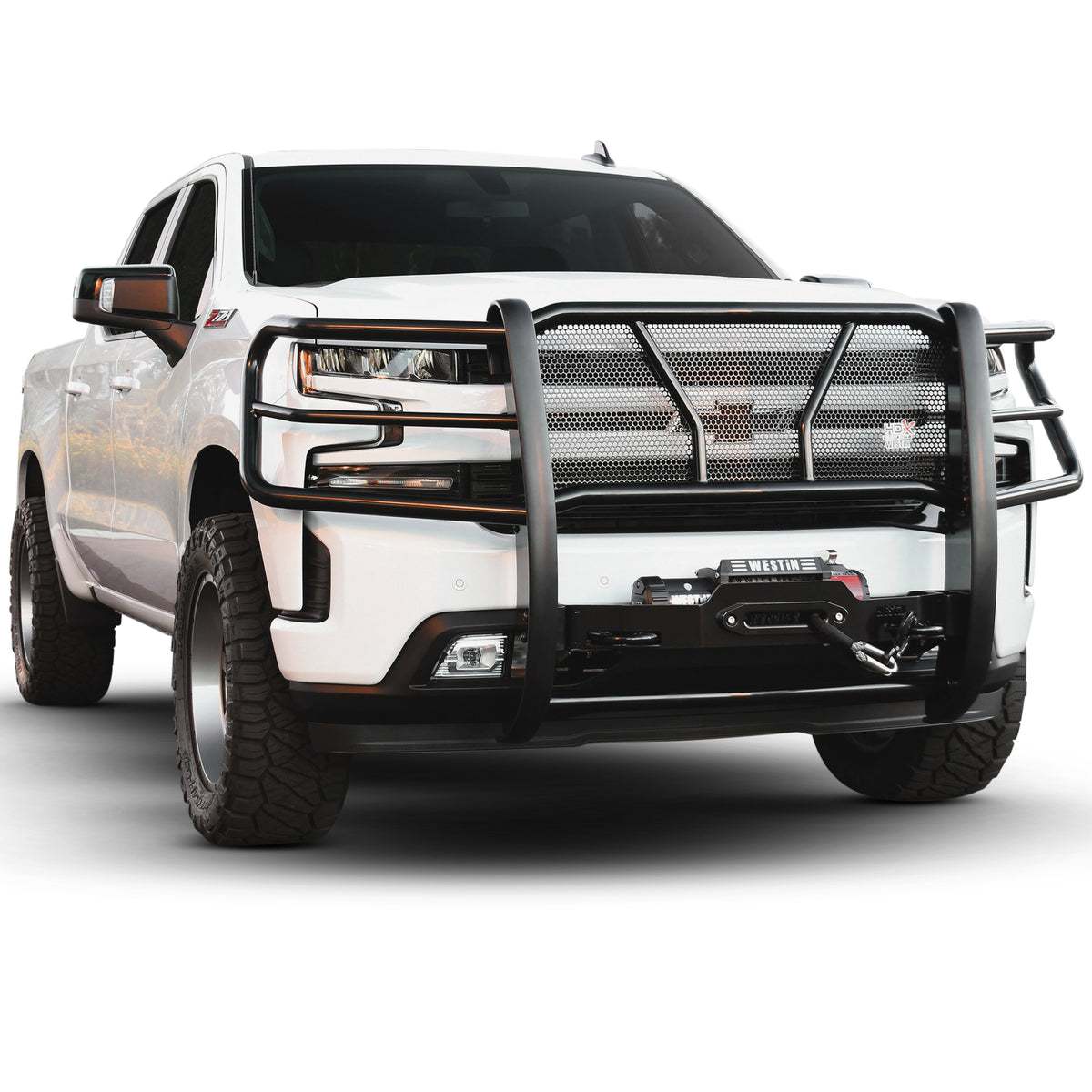 Westin HDX Winch Mount Grille Guard Black – Fits 2019-26 Silverado 1500