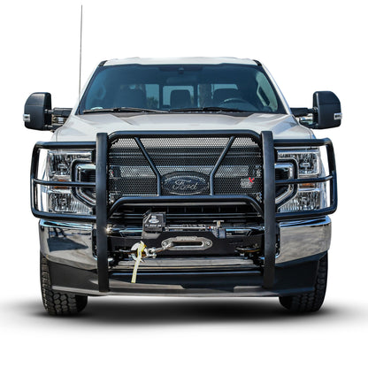 Westin HDX Winch Mount Grille Guard Black – Fits 2020-22 F-250/F-350 Super Duty
