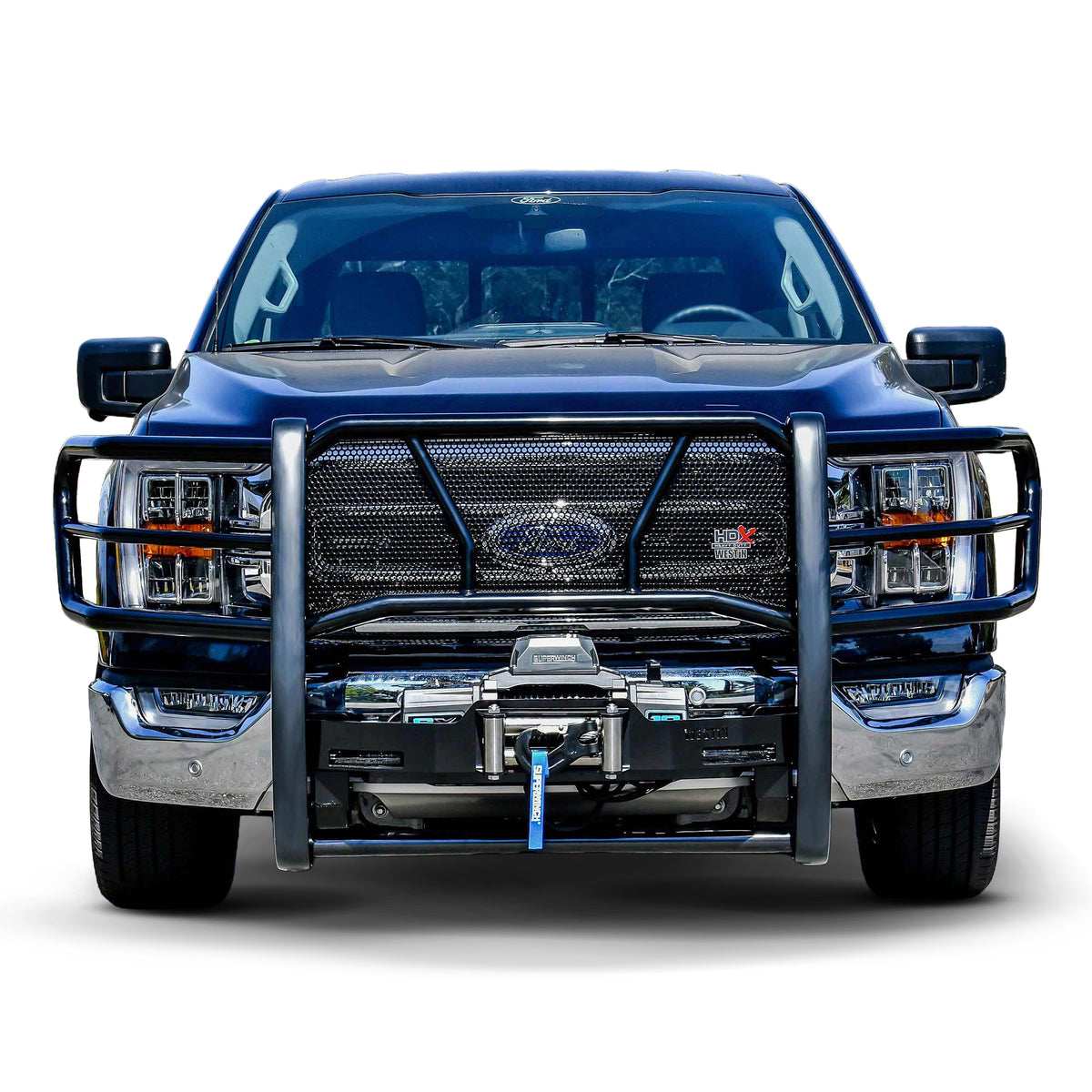 Westin HDX Winch Mount Grille Guard Black – Fits 2021-26 F-150