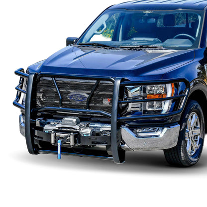 Westin HDX Winch Mount Grille Guard Black – Fits 2021-26 F-150