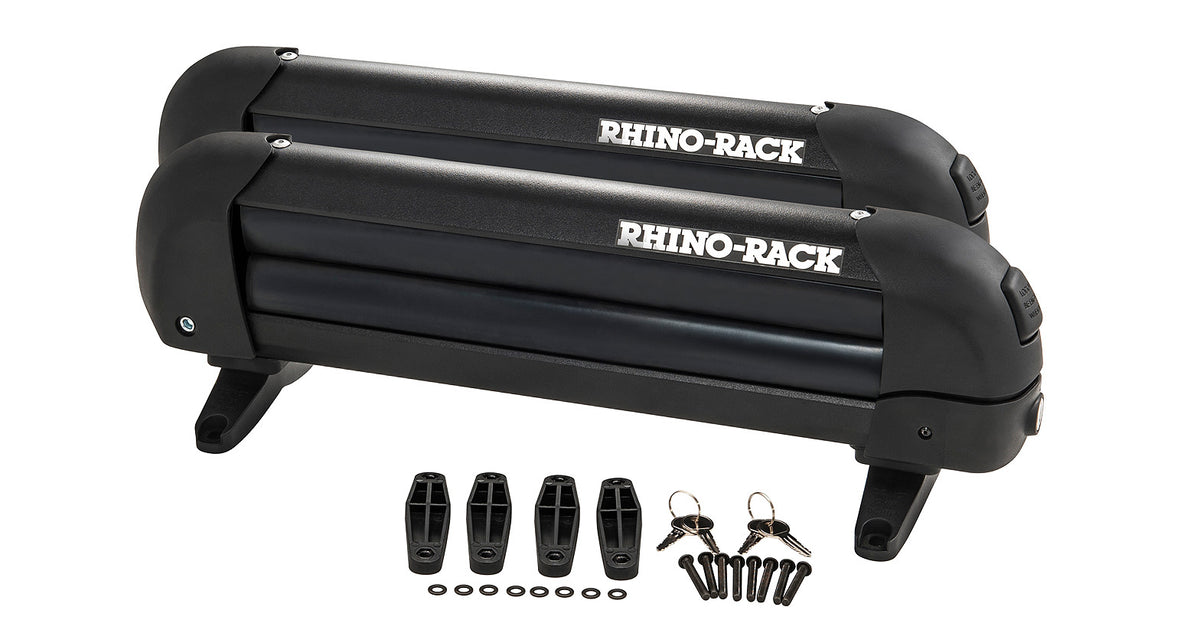 Rhino-Rack Ski and Snowboard Carrier – 3 Pairs of Skis or 2 Snowboards (573)