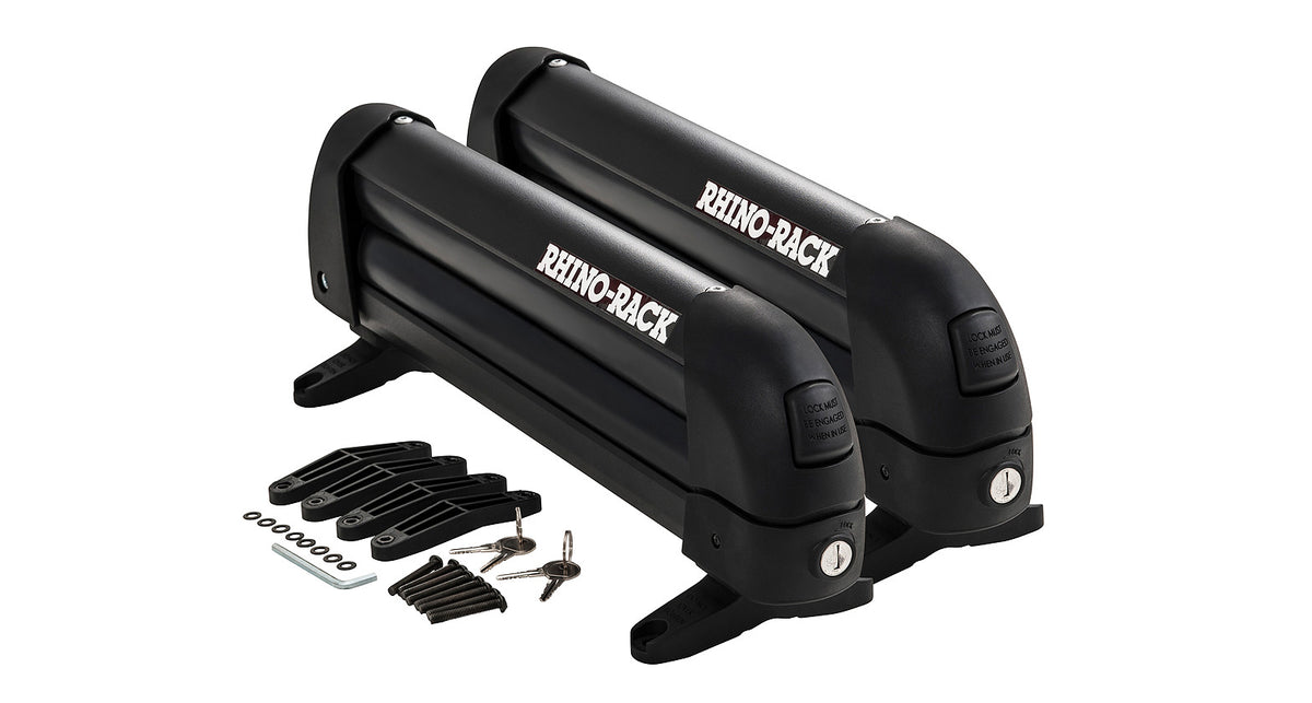 Rhino-Rack Ski and Snowboard Carrier – 3 Pairs of Skis or 2 Snowboards (573)