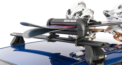 Rhino-Rack Ski and Snowboard Carrier – 3 Pairs of Skis or 2 Snowboards (573)