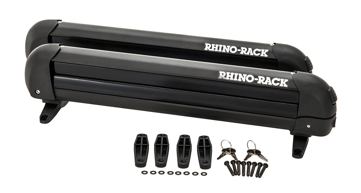 Rhino-Rack Ski and Snowboard Carrier – 4 Pairs of Skis or 2 Snowboards (574)