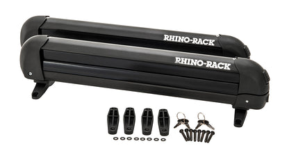 Rhino-Rack Ski and Snowboard Carrier – 4 Pairs of Skis or 2 Snowboards (574)