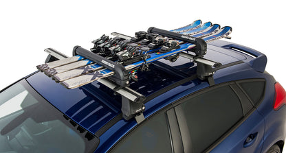 Rhino-Rack Ski and Snowboard Carrier – 4 Pairs of Skis or 2 Snowboards (574)