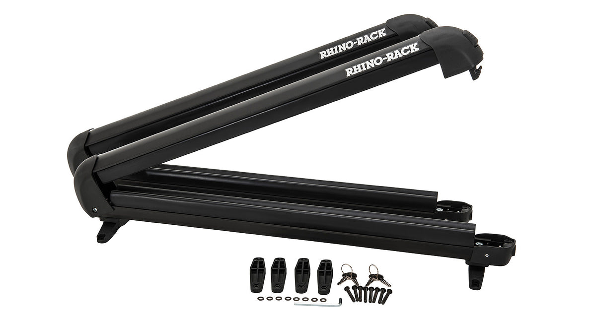 Rhino-Rack Ski and Snowboard Carrier – 6 Pairs of Skis or 4 Snowboards (576)