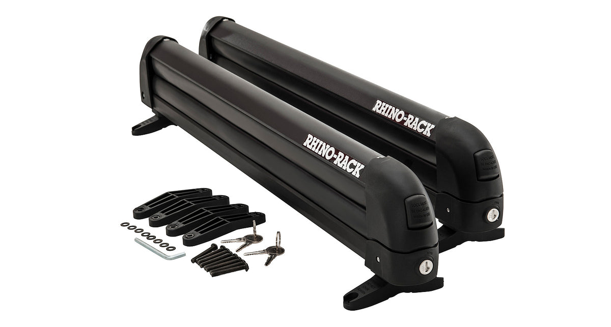 Rhino-Rack Ski and Snowboard Carrier – 6 Pairs of Skis or 4 Snowboards (576)