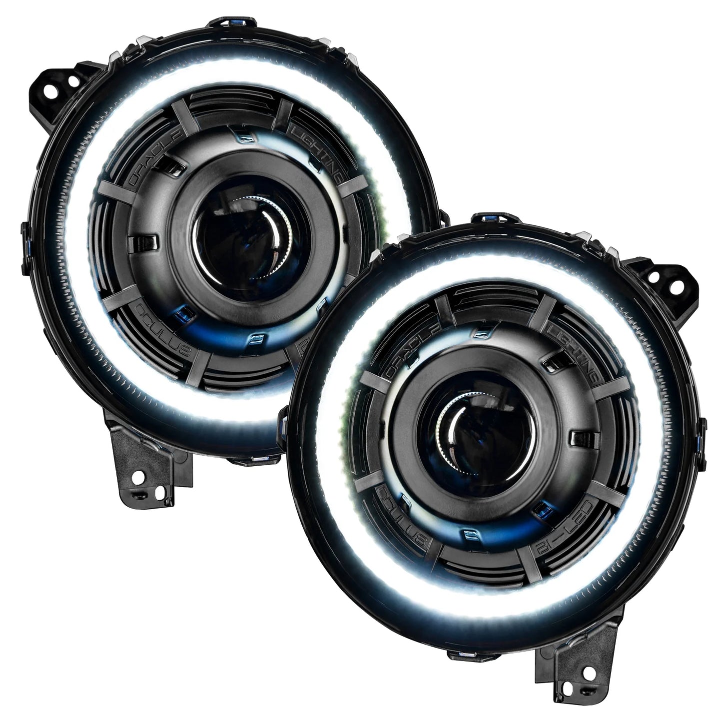 Oracle Oculus Bi-LED Headlights 36W 4800 Lumens 5500K Graphite Metallic DOT/SAE Set of 2