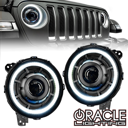 Oracle Oculus Bi-LED Headlights 36W 4800 Lumens 5500K Graphite Metallic DOT/SAE Set of 2
