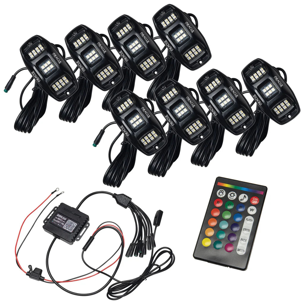 Oracle Lighting Underbody Light Kit - Fits With Universal Vehicles - ColorSHIFT LED Wheel Well Mount
