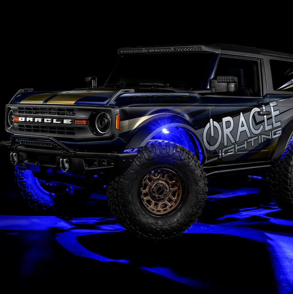Oracle Lighting Underbody Light Kit - Fits With Universal Vehicles - ColorSHIFT LED Wheel Well Mount