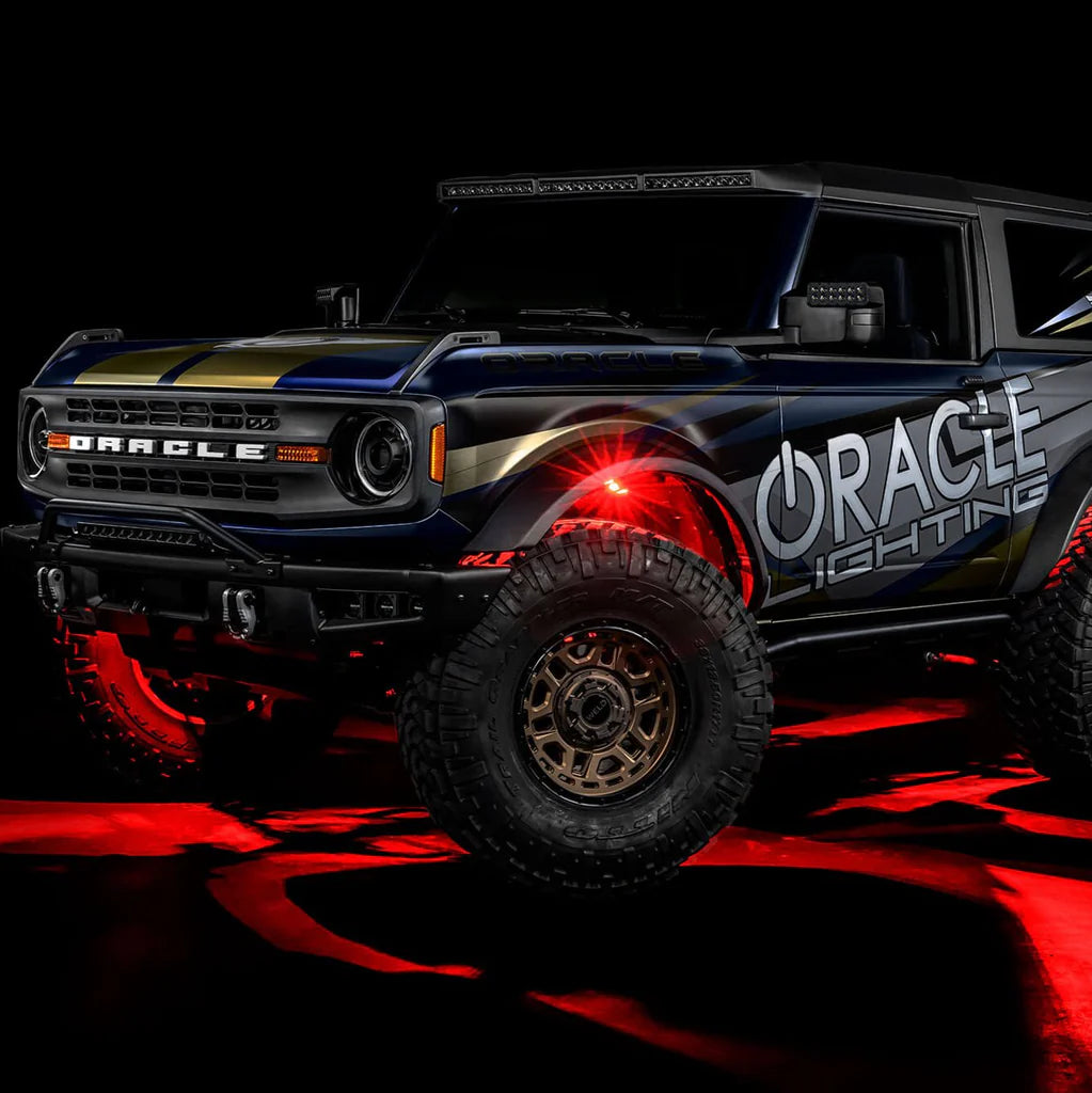 Oracle Lighting Underbody Light Kit - Fits With Universal Vehicles - ColorSHIFT LED Wheel Well Mount