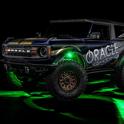 Oracle Lighting Underbody Light Kit - Fits With Universal Vehicles - ColorSHIFT LED Wheel Well Mount