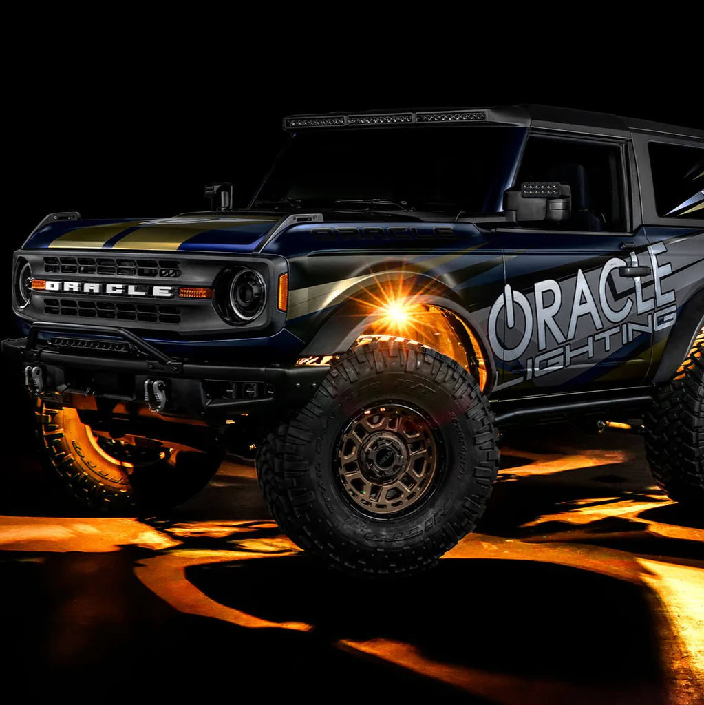 Oracle Lighting Underbody Light Kit - Fits With Universal Vehicles - ColorSHIFT LED Wheel Well Mount