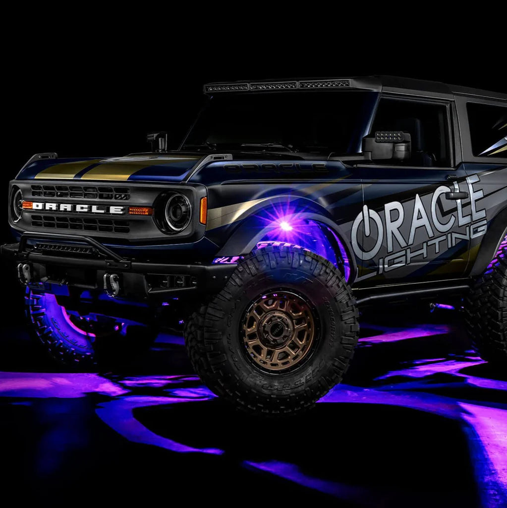 Oracle Lighting Underbody Light Kit - Fits With Universal Vehicles - ColorSHIFT LED Wheel Well Mount