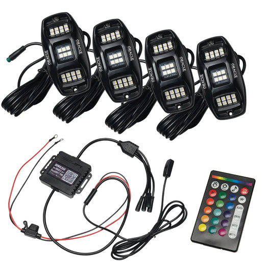 Oracle Lighting Underbody Light Kit - Fits With Universal Vehicles - ColorSHIFT LED Wheel Well Mount (Set of 4)