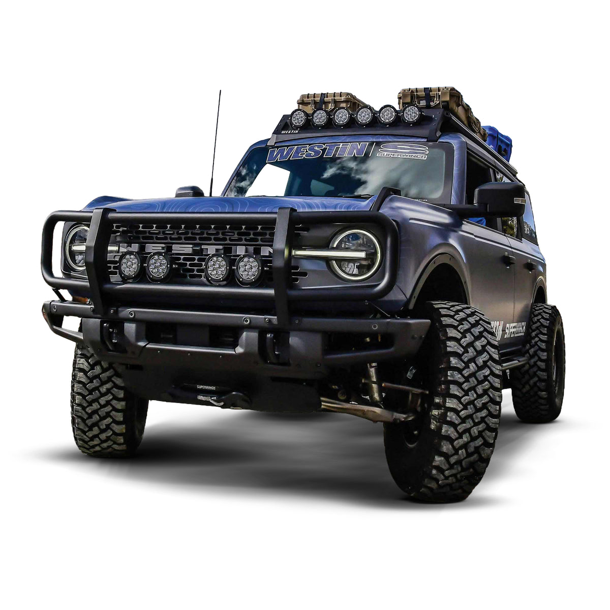 Westin XTS Brush Guard for OE Steel Bumper, Textured Black – Fits 2021-26 Ford Bronco