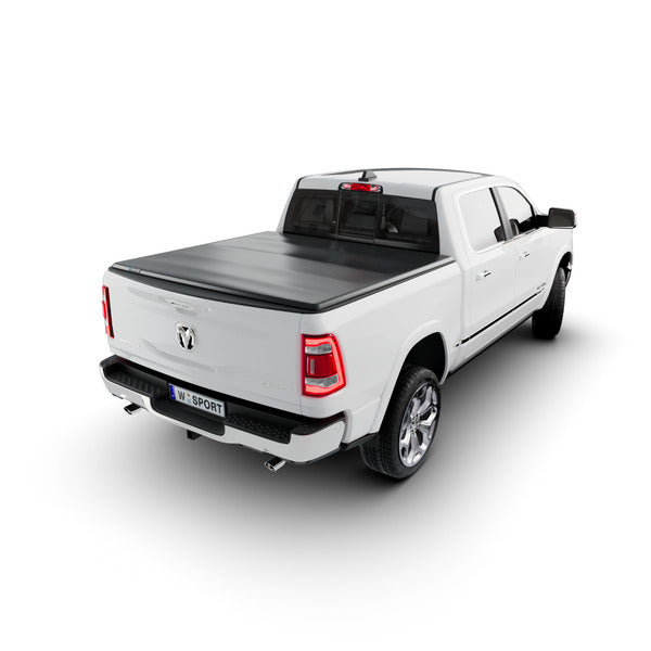 Worksport Pro Vinyl Quad Fold Tonneau Cover – Fits 2019–2023 RAM 1500 5'7" Short Bed w/o RamBox, Multi-Function Tailgate, or Utility Track System