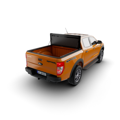 Worksport AL4 Hard Aluminum Full 2019–2023 Bed Access Tonneau Cover for Ford Ranger 5' Short Bed