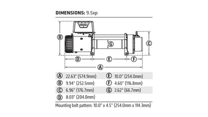 WARN 9.5XP Winch