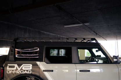 DV8 Offroad Roof Rack Base for 4-Door Soft Top Compatible with 2021-2024 Ford Bronco