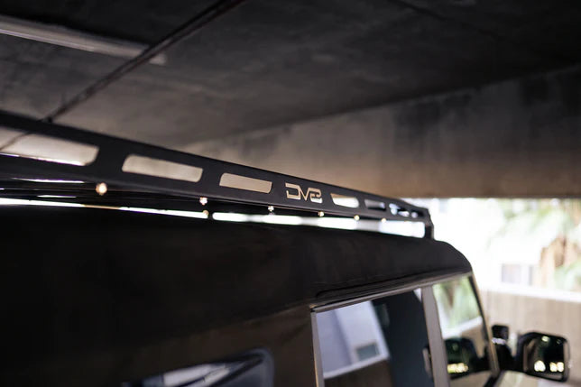 DV8 Offroad Roof Rack Base for 4-Door Soft Top Compatible with 2021-2024 Ford Bronco