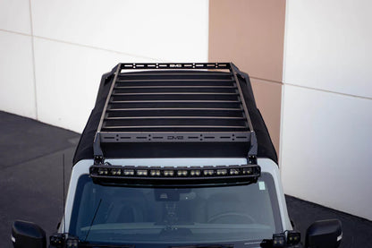 DV8 Offroad Roof Rack Base for 4-Door Soft Top Compatible with 2021-2024 Ford Bronco