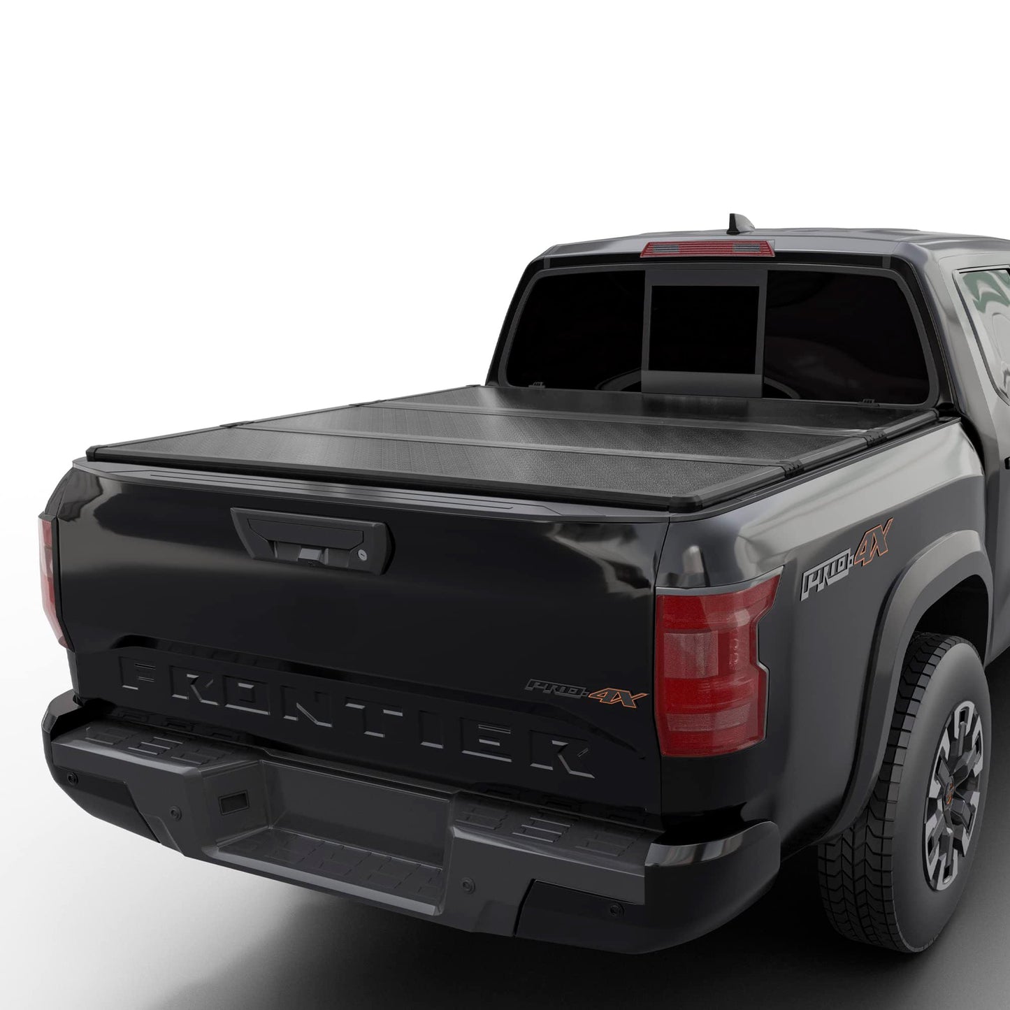 TrailFX Hard Trifold Tonneau Cover for Pickup Trucks - Fits 2022-25 Nissan Frontier