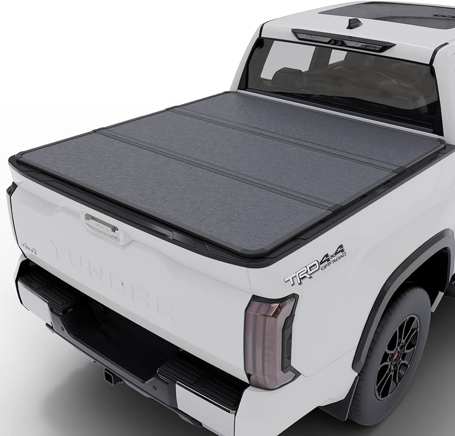 TrailFX Hard Trifold Tonneau Cover for Pickup Trucks - Fits 2022-2025 Toyota Tundra