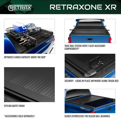 Retrax Hard Manual Retractable Tonneau Cover 5.7 Ft Fits 2019-24 Ram 1500 w/ RamBox
