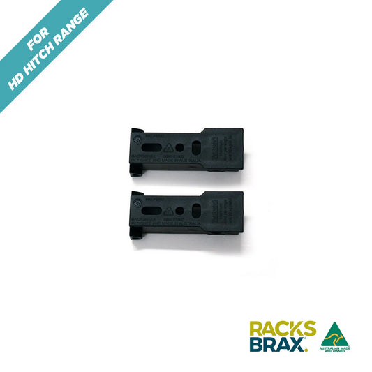 RacksBrax HD Holder Part Double Universal HD Hitch Accessory Mount Holder Quick Release Compatible