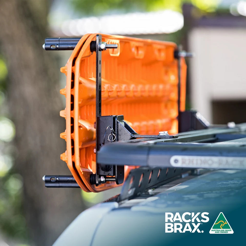 RacksBrax HD Recovery Board Bar Universal Vehicle Mount Quick Release HD Hitch Compatible