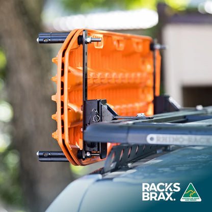 RacksBrax HD Recovery Board Plate Universal Vehicle Mount Flexible Setup HD Hitch Compatible
