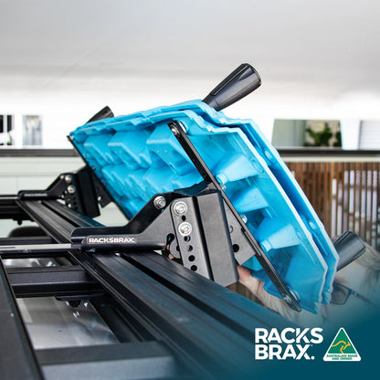 RacksBrax HD Recovery Board Bar Universal Vehicle Mount Quick Release HD Hitch Compatible