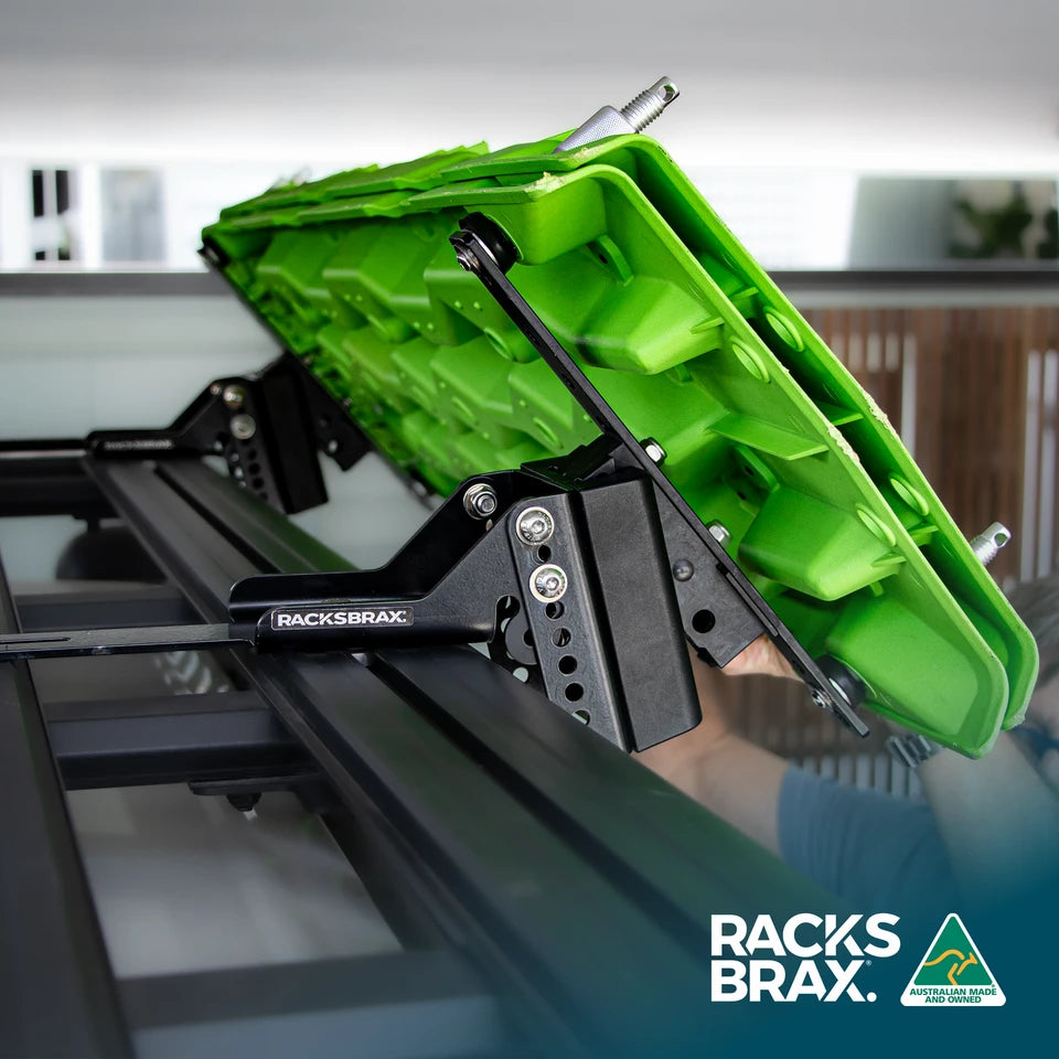 RacksBrax HD Recovery Board Bar Universal Vehicle Mount Quick Release HD Hitch Compatible