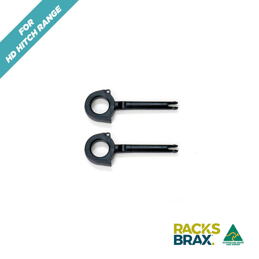 RacksBrax HD Replacement Pins 2 Pack Universal HD Hitch Locking Pins Secure Mount Compatible