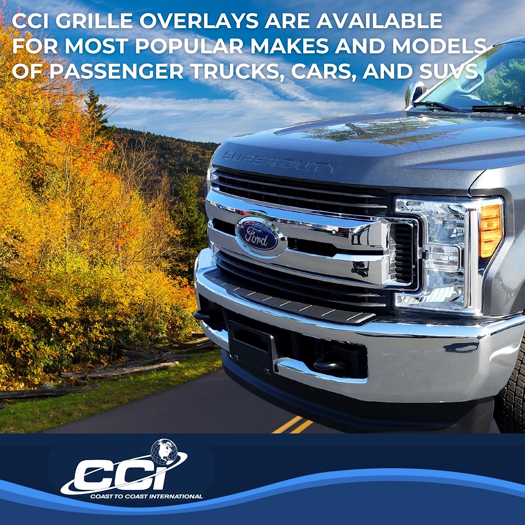 Coast to Coast Ford Superduty 17-19 XL Grille Overlay, Chrome (IWCGI147)