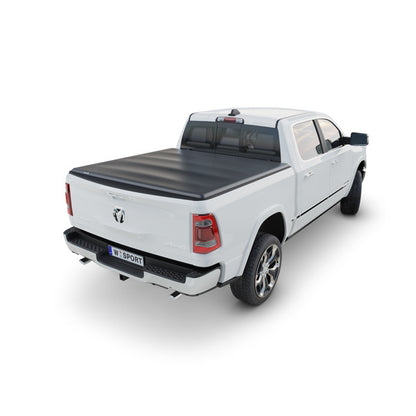 Worksport Vinyl Tri-Fold Tonneau Cover SC3 8' Fits 2019-23 RAM 1500/2500/3500 w/o RamBox w/o Utility Track System Long Bed