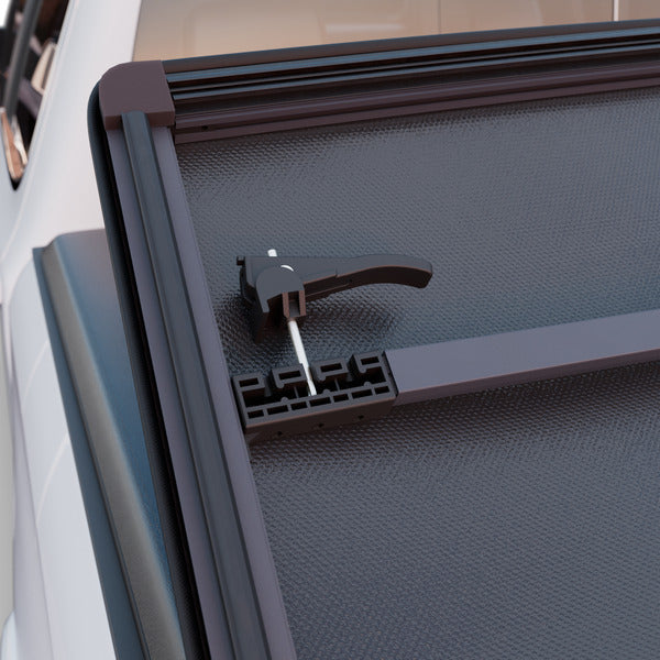 Worksport Vinyl Tri-Fold Tonneau Cover SC3 5' Fits 2005-21 Nissan Frontier/Suzuki Equator w/Utility Track Brackets