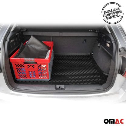 OMAC USA Cargo Liner Trunk Rubber Mat for Wagon – Fits with 2013-2016 Audi A6 C7 Allroad Quattro – All Weather, Black (1PC)