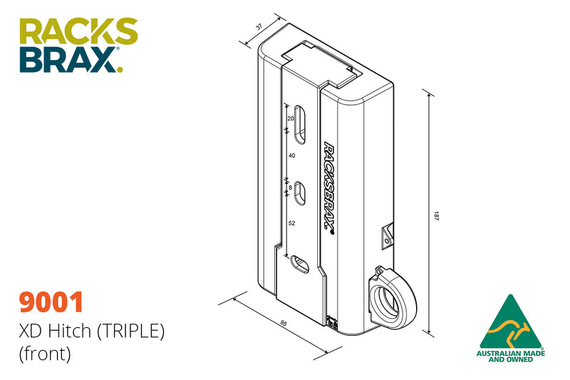 Racksbrax XD Hitch (Triple) [R]