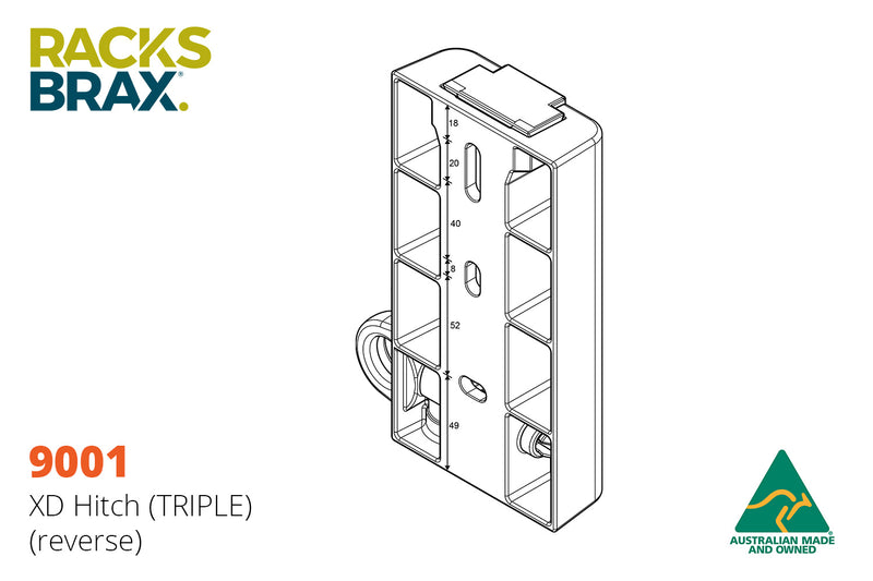 Racksbrax XD Hitch (Triple) [R]