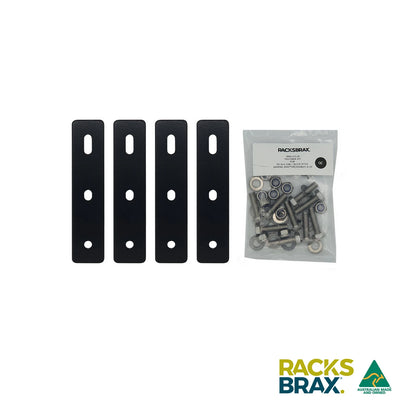 RacksBrax XD Awning Connector Set 2 Pack Universal Vehicle Awning Mount Adapter XD Hitch Compatible