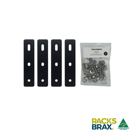 RacksBrax XD Awning Connector Set 2 Pack Universal Vehicle Awning Mount Adapter XD Hitch Compatible